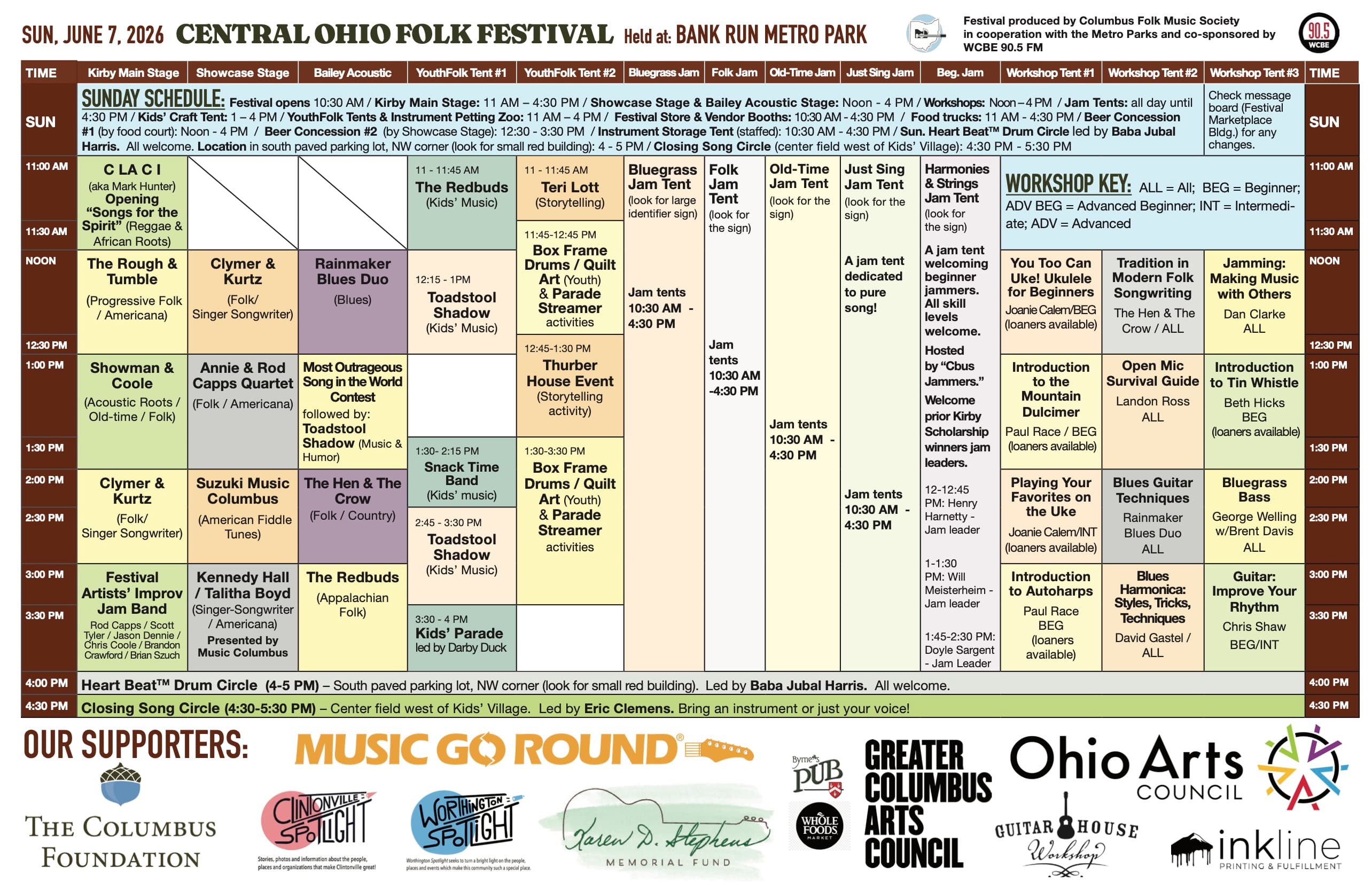 2026 Festival Schedule - Page 2
